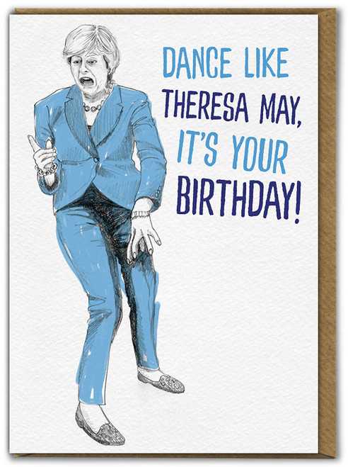Funny Birthday Card Dance Like Theresa