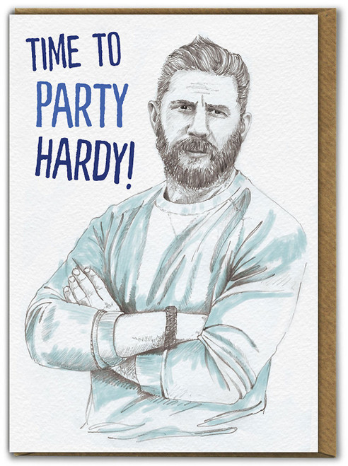 Funny Birthday Card Party Hardy By Brainbox Candy