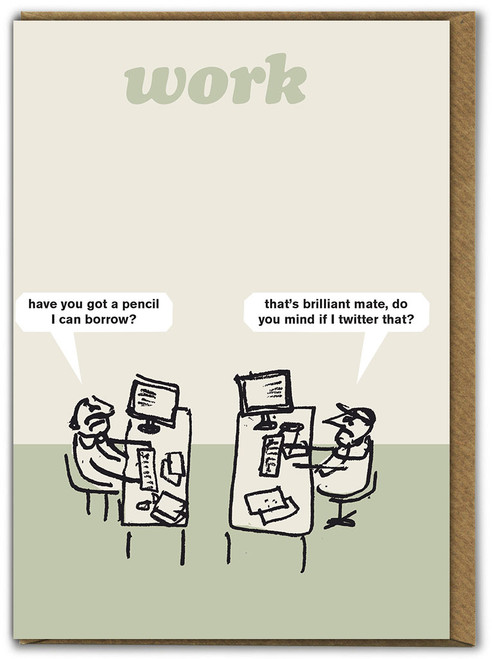 Funny Birthday Card Pencil Twitter By Modern Toss