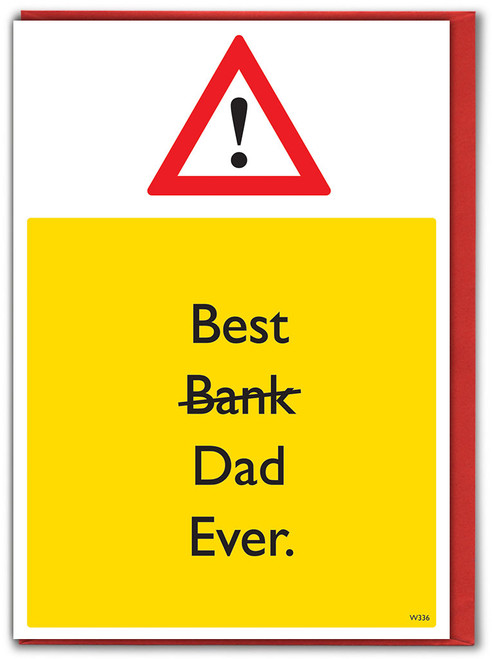 Funny Father's Day Card Best Bank
