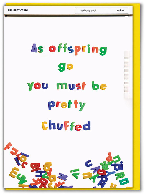 Funny Father's Day Card As Offspring Go (WCFD038)