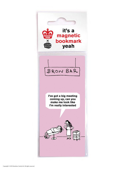 Funny Magnetic Bookmark Brow Bar By Modern Toss