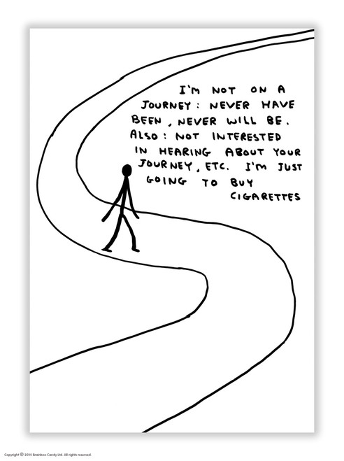 Funny Postcard Buy Cigarettes By David Shrigley