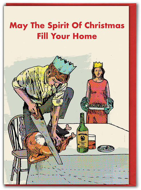 Funny Christmas Card - Spirit Of Xmas By Modern Toss