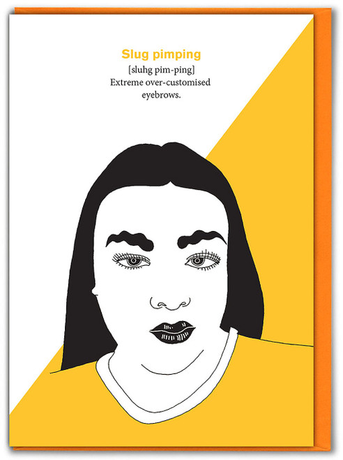 Funny Birthday Card Slug Pimping By Modern Toss