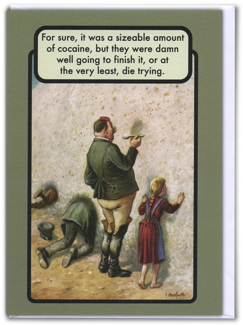 Rude Birthday Card Die Trying By Objectables