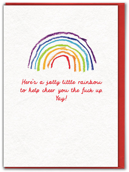 Rude Birthday Card Cheer The F Up