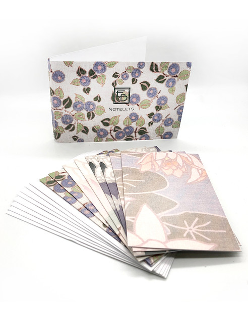 Colourful Multipack Pack of 10 Blank Greeting Cards with Envelopes Floral Emily Burningham Designs