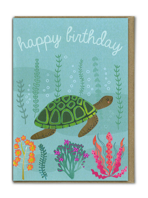 Funny Birthday Card Turtle By Earlybird