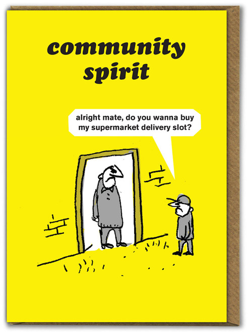 Funny Birthday Card Community Spirit By Modern Toss