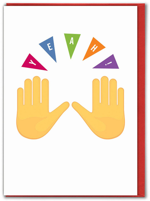 Funny Congratulations Card - Yeah!