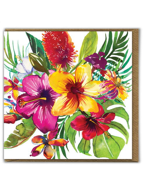 Floral Birthday Card Botanique