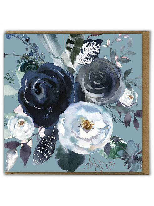 Floral Birthday Card Serenity