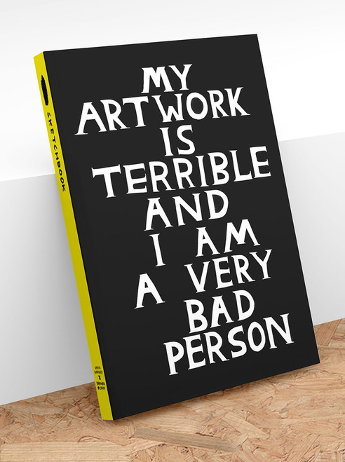 Funny Gift - Artists Sketchbook - My Artwork Is Terrible By David Shrigley
