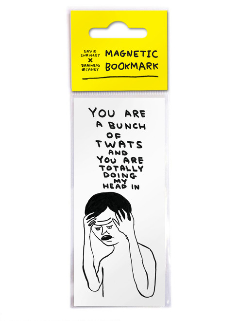 Rude Magnetic Bookmark Bunch Of T-Words By David Shrigley