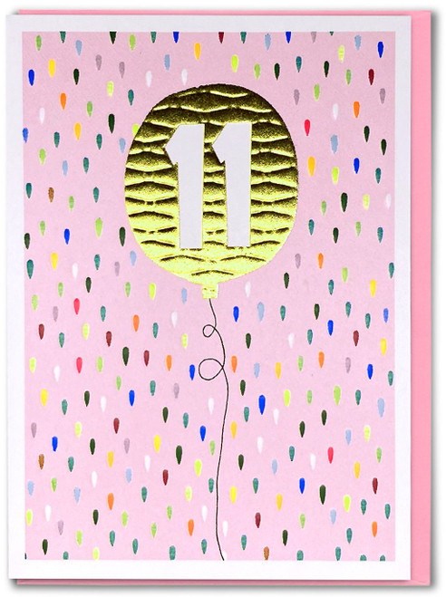 11th Birthday Card - Age 11 Girl By Paper Salad