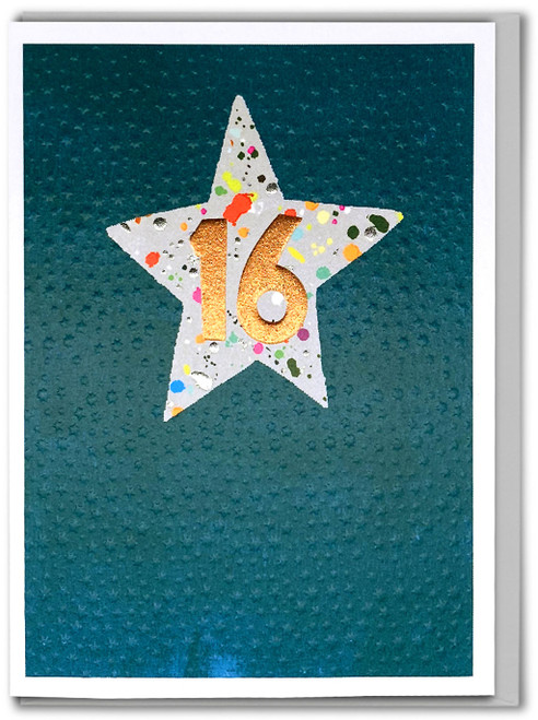 16th Birthday Card - Age 16 Boy By Paper Salad