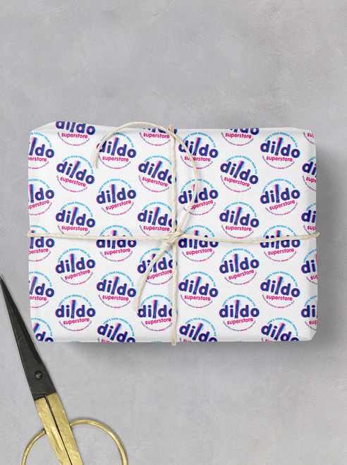 Rude Gift Wrap - Dildo Superstore Wrapping Paper