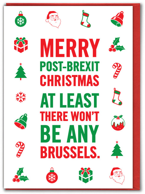 Funny Christmas Card - Post Brexit Xmas
