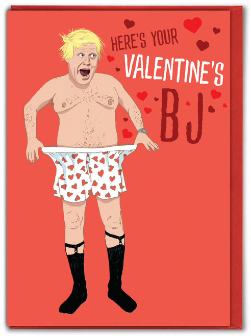 Rude Valentines Card Boris BJ