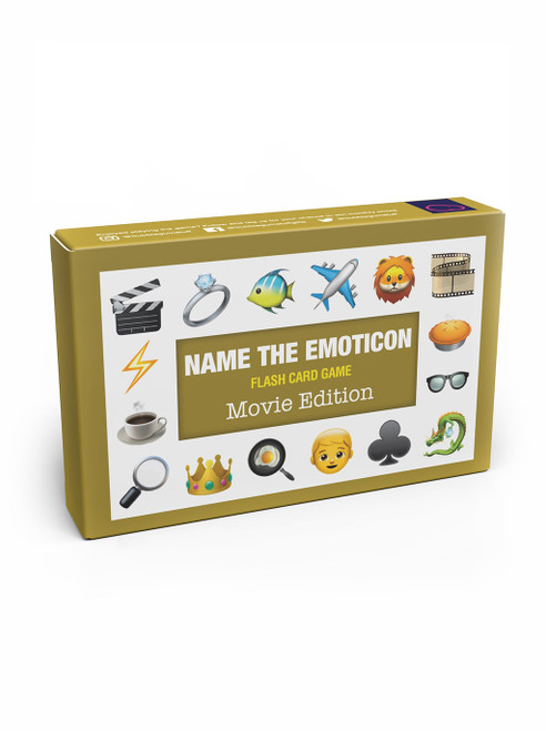 Name The Emoticon Flash Card Game- Movie Edition