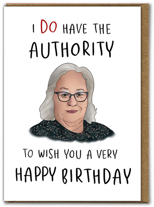 Funny Birthday Card Jackie Weaver