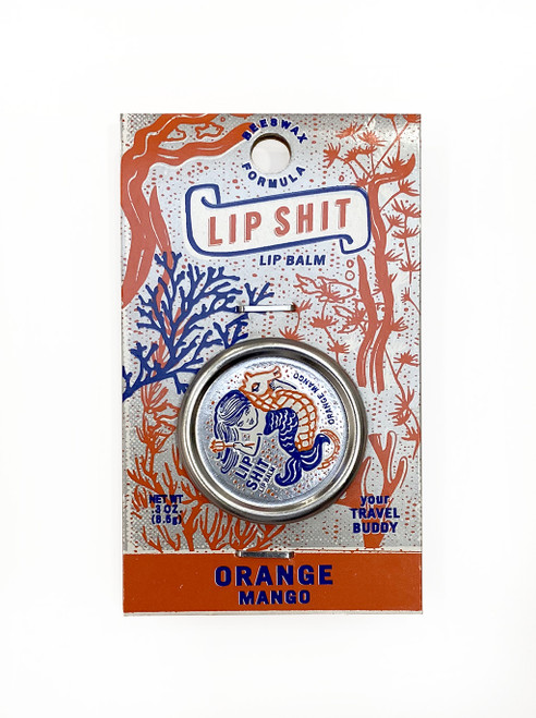 Rude Orange and Mango Lip Poo Balm By Blue Q