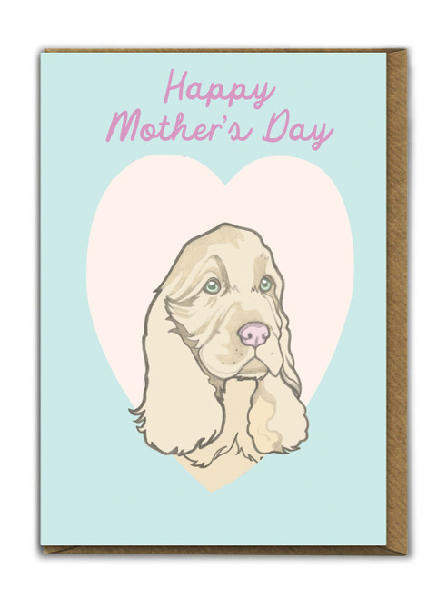 Spaniel Mother's Day Card By Fran Hooper