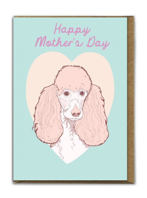 Poodle Mother's Day Card By Fran Hooper
