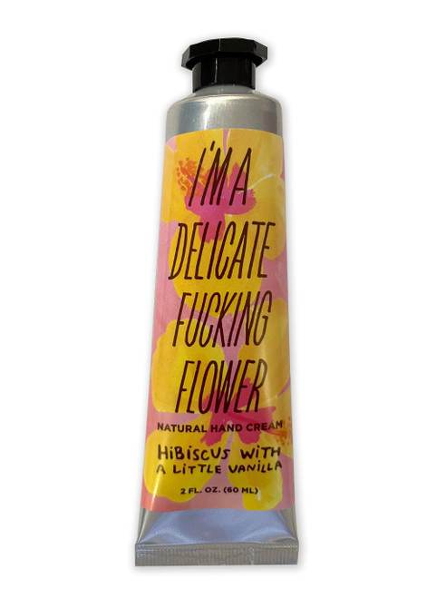 Rude I'm A Delicate Effing Flower Hand Cream By Blue Q