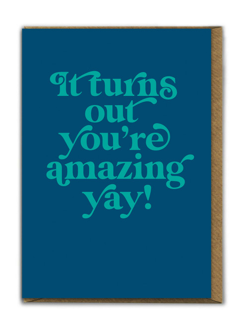 Funny Birthday Card You're Amazing