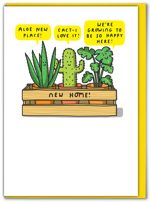 Funny New Home Card - New House Plants By Tillovision