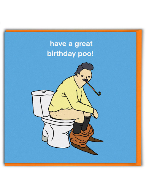 Funny Birthday Card Birthday Poo By Otherwhats