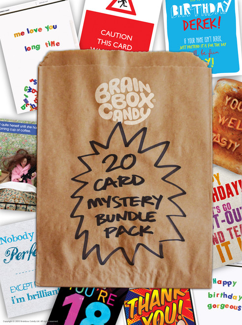 Rude Mystery Bundle Of 20 Greetings Cards - Mixed Designs For A Variety of Occasions
