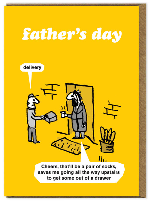 Funny Father's Day Card Delivery By Modern Toss