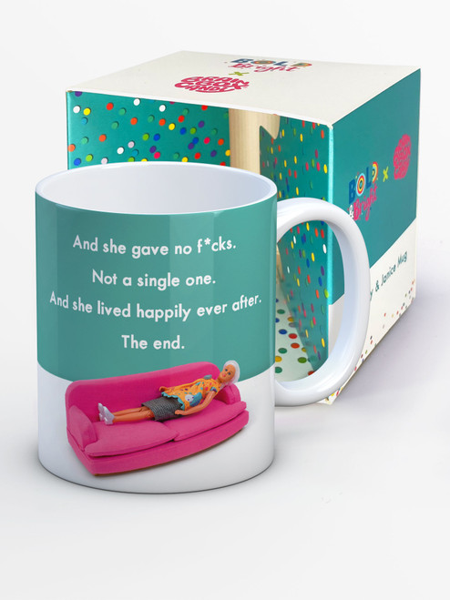 Rude Boxed Mug Gave No F*cks By Bold and Bright