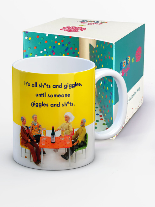 Rude Boxed Mug Sh*ts And Giggles By Bold and Bright