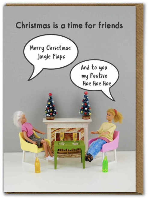 Rude Christmas Card - Christmas Friends By Bold and Bright