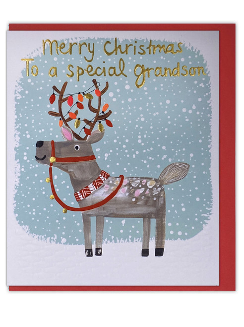 Christmas Card For Grandson By Paper Salad