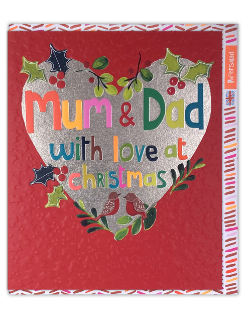 Christmas Card For Mum & Dad By Paper Salad