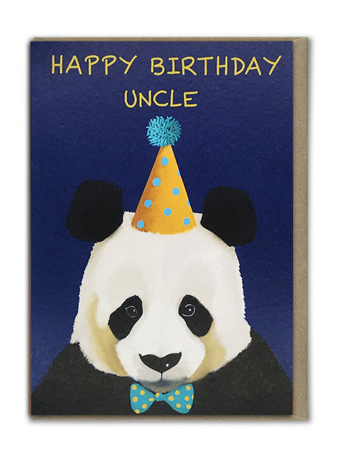 Happy Birthday Panda Card For Uncle By Earlybird