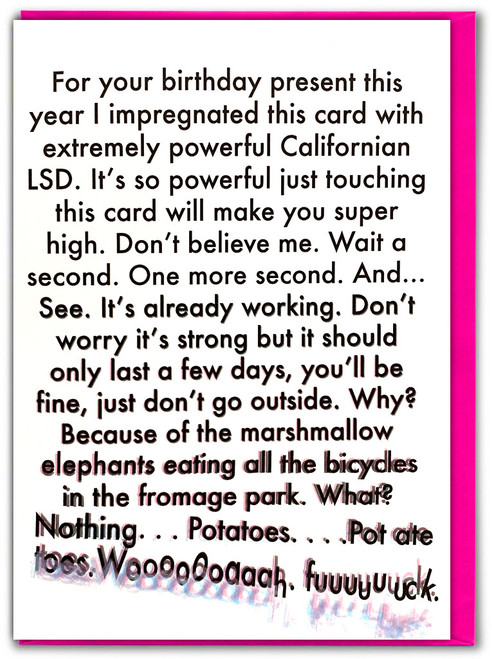 Rude Birthday Card Happy Birthlsday By Objectables