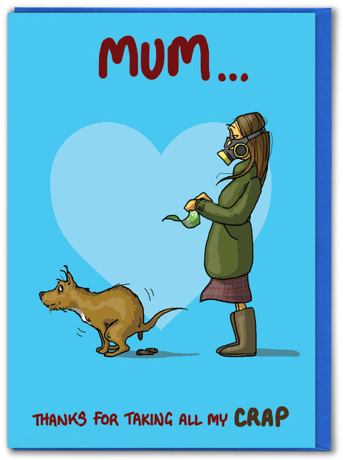 Rude Mother's Day Birthday Card All My Crap Mother's Day By Bryony Walters