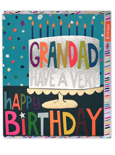 Have a Very Happy Birthday Grandad Card By Paper Salad