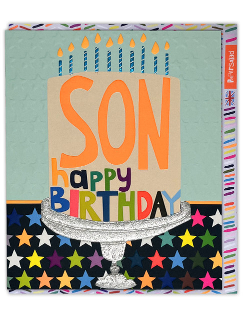 Happy Birthday Son Card By Paper Salad