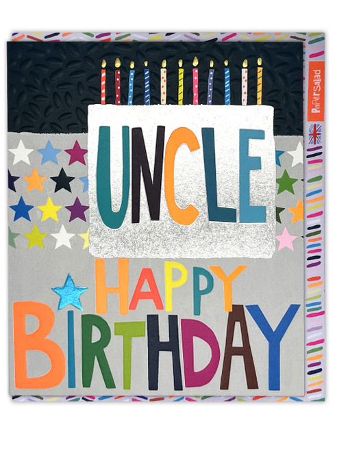 Happy Birthday Uncle Card By Paper Salad