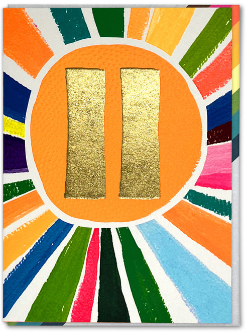 11th Birthday Card - Hoopla Age 11 By Paper Salad