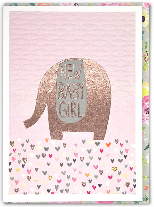 New Baby Card - New Baby Girl By Paper Salad