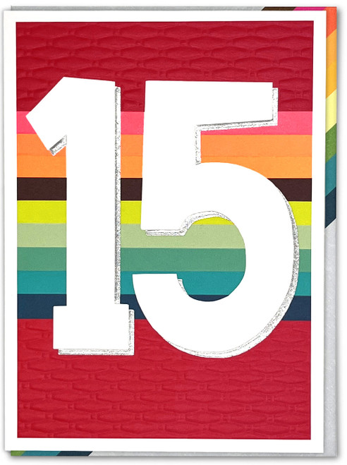 15th Birthday Card - Jamboree Age 15 By Paper Salad