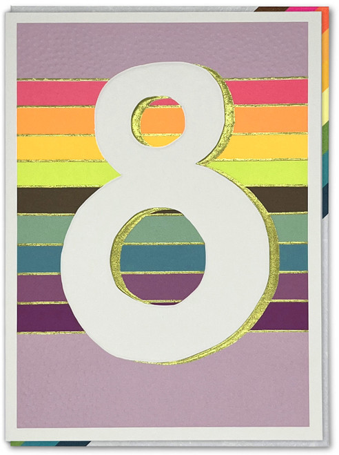 8th Birthday Card - Jamboree Age 8 By Paper Salad